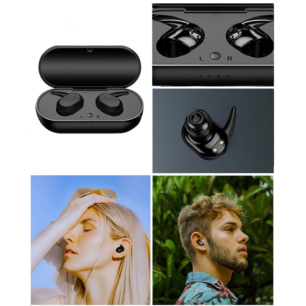 Wireless BT Headphones In-ear Sports Earbuds BT5.0 Chip