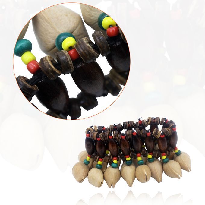 Handmade Nuts Shell Bracelet Handbell For Djembe African
