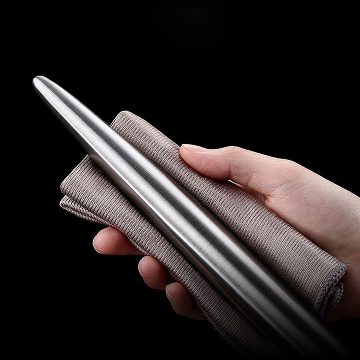 Dough Rolling Pins Smooth Stainless Steel Rolling Pins For