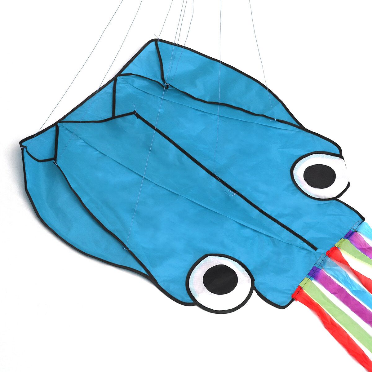 4M Octopus Flying Kite Weekends Kids Fun Outdoor Holiday Game Park Beach Gifts Kite Blue