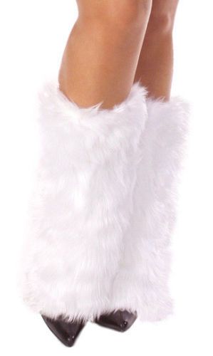 Hot Women Faux Fur Leg Warmers Fluffies Shaggy Boot Shoes C