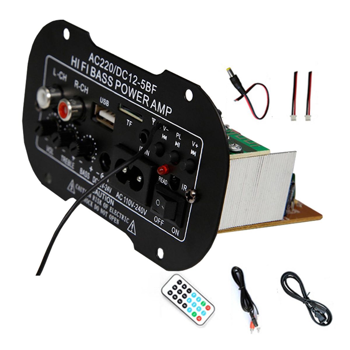 Car Bluetooth  Bass Power Subwoofer AMP Car Mini