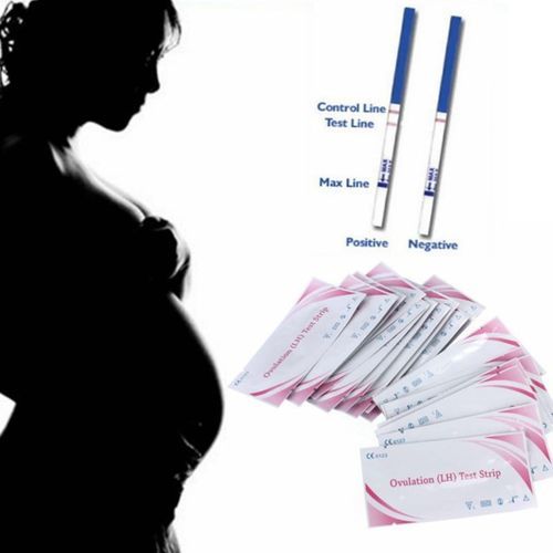 100 Pcs Fertility Ovulation  Strips Urine Testing