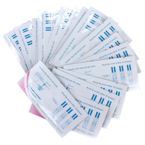 100 Pcs Fertility Ovulation  Strips Urine Testing