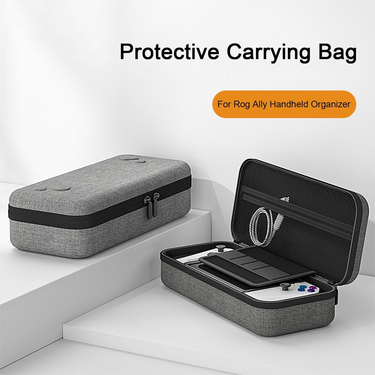 Shockproof Carrying Bag Protection for Rog Ally Premium Console Grey