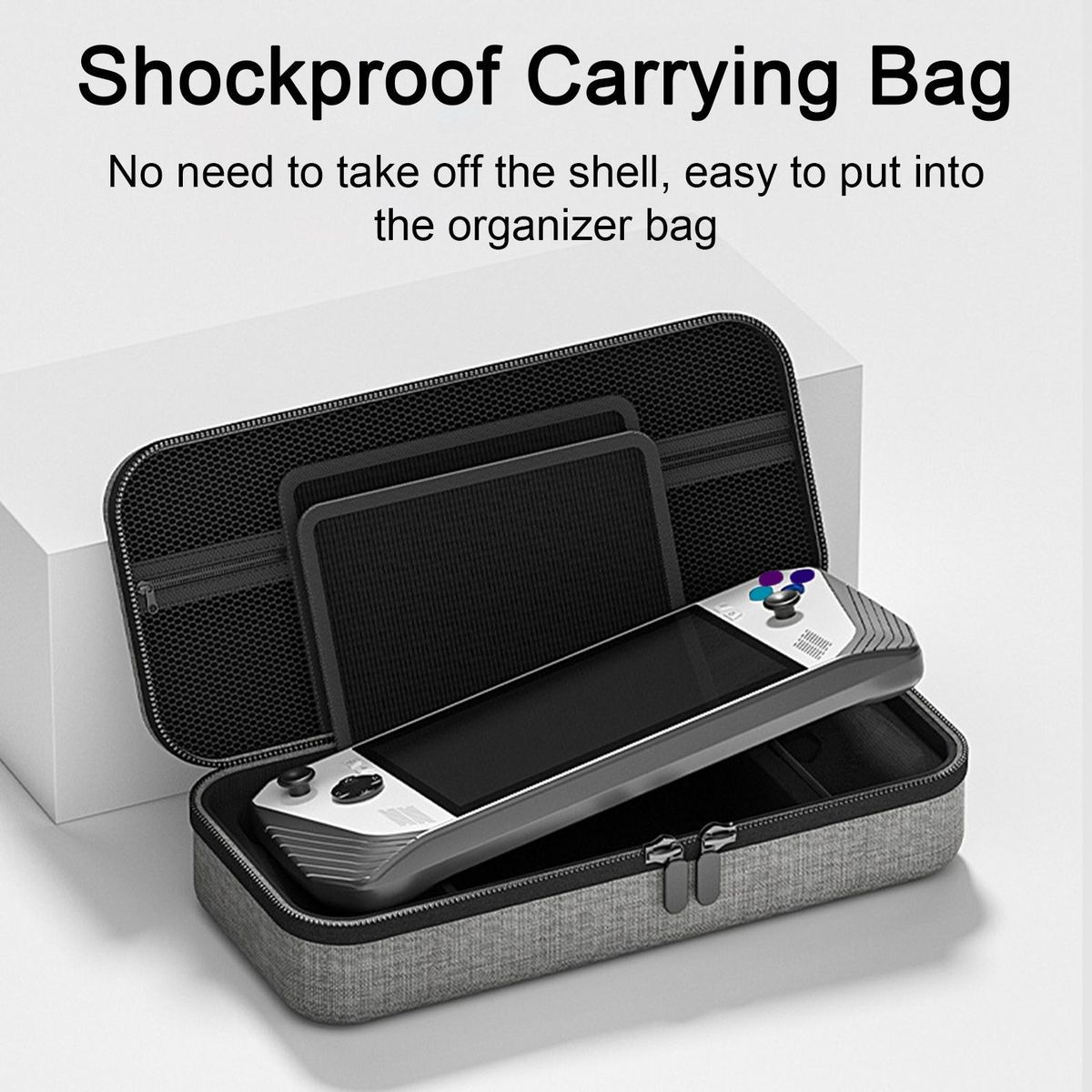Shockproof Carrying Bag Protection for Rog Ally Premium Console Grey