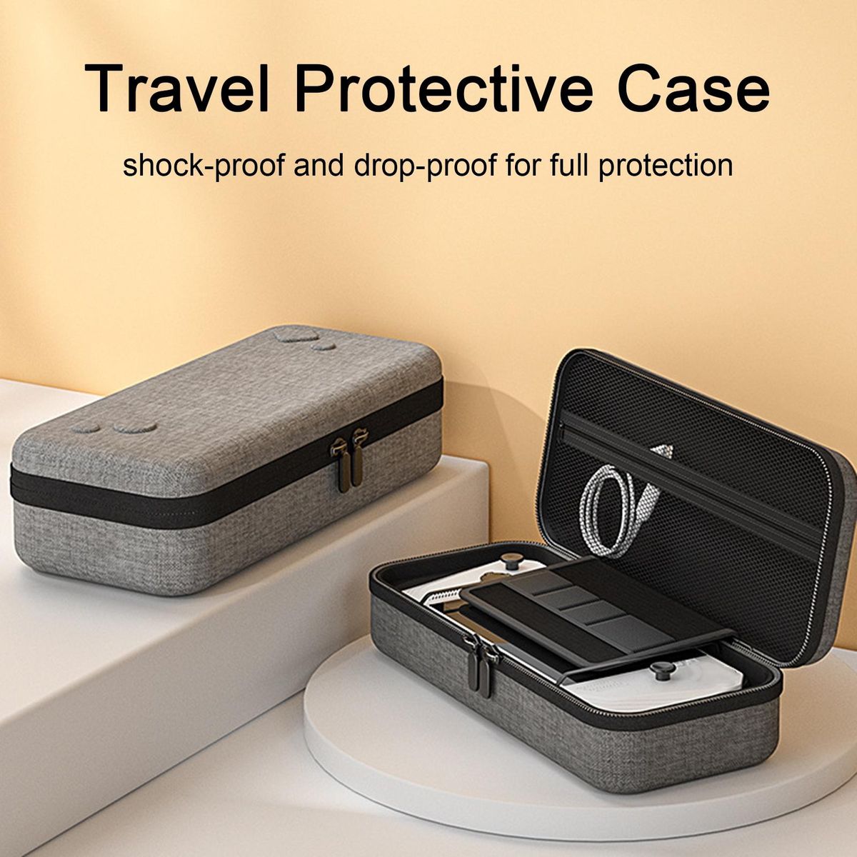 Shockproof Carrying Bag Protection for Rog Ally Premium Console Grey