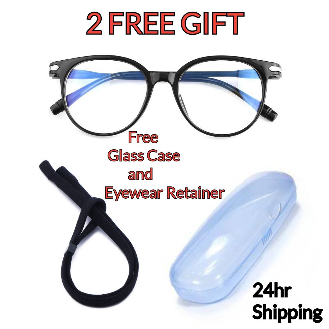 Life Saving Unisex Blue Light Blocking Glasses For Computer Use, Anti Eyestrain UV Filter Lens