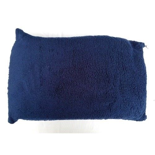 Silent Night Navy Teddy Pillow