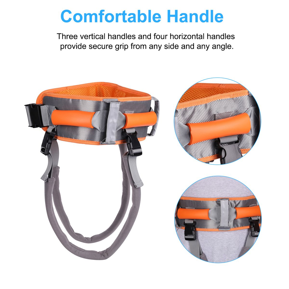 Transfer Belt Safety Nursing Elderly Patient Assist With 7