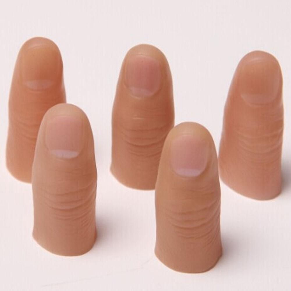 5Pcs Simulation Finger Sleeve Thumb Tip Finger Toys
