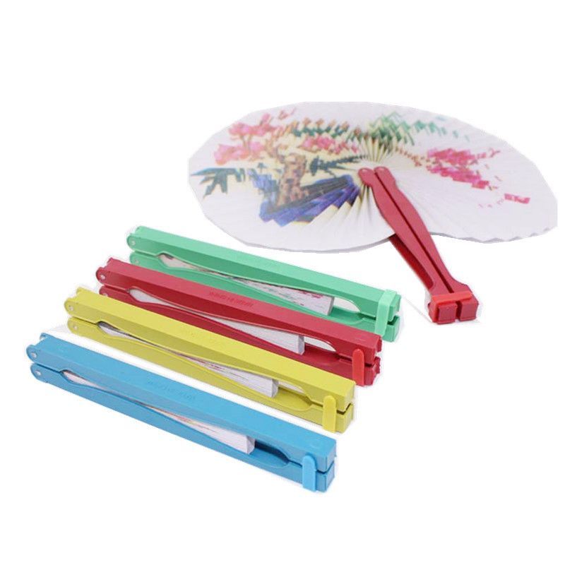 ZXY9539 Fan Wedding Fancy Folding Pattern Home Floral Oriental Party Fans Hand Random 6pcs/lot Chinese Paper Gift Favors Decor