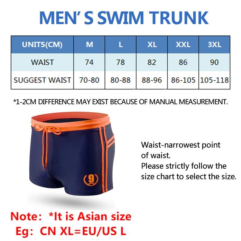2021 Datifer Men's Swim Trunks Swimming Briefs Homens Maillot  Bain Trunks
