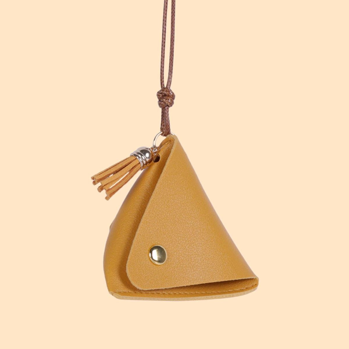 Women Wallet Coins Purse Gift Jewelry Bag Yellow