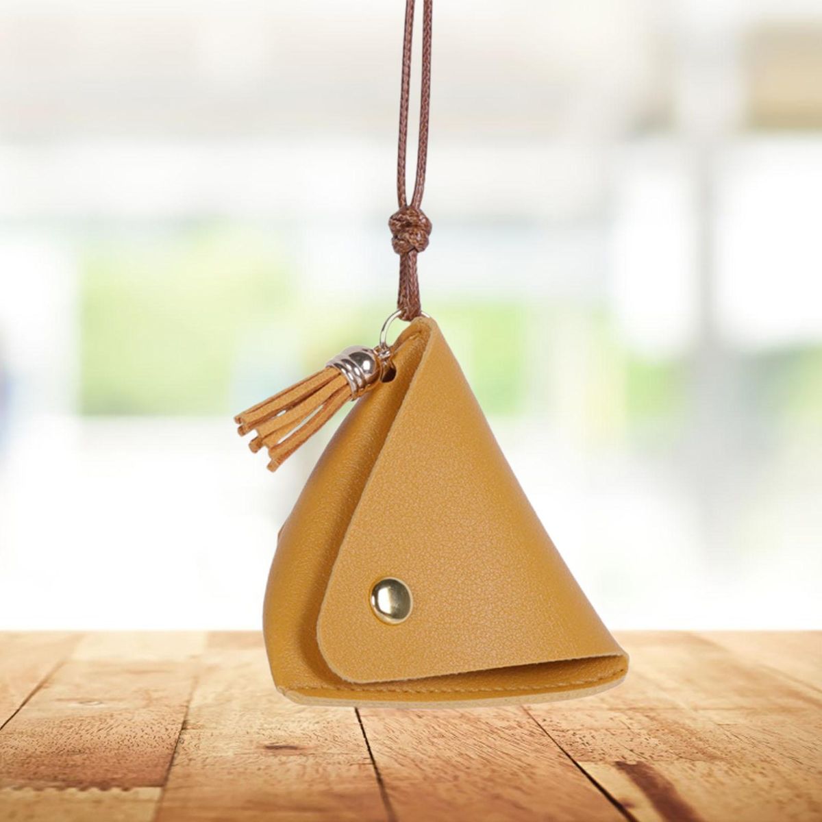 Women Wallet Coins Purse Gift Jewelry Bag Yellow