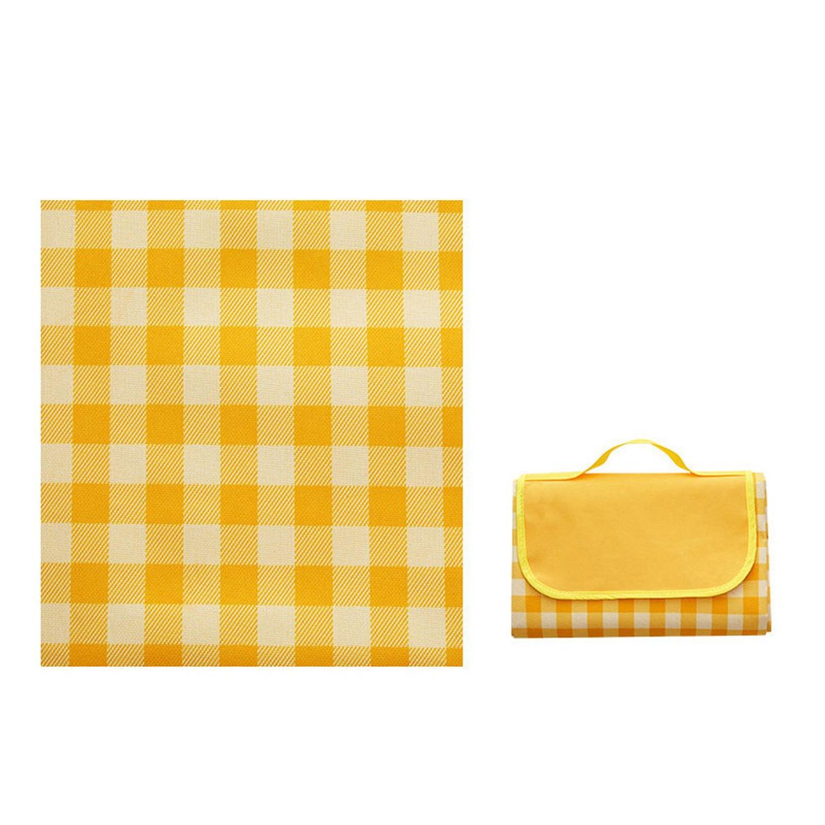 Camping Mat Wear-resistant Picnic Blanket Huang Baige