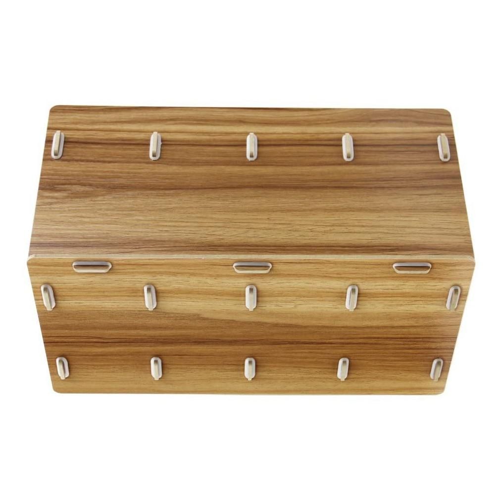 Detachable Wooden 4 Sections Storage Rack Box DIY CD DVD
