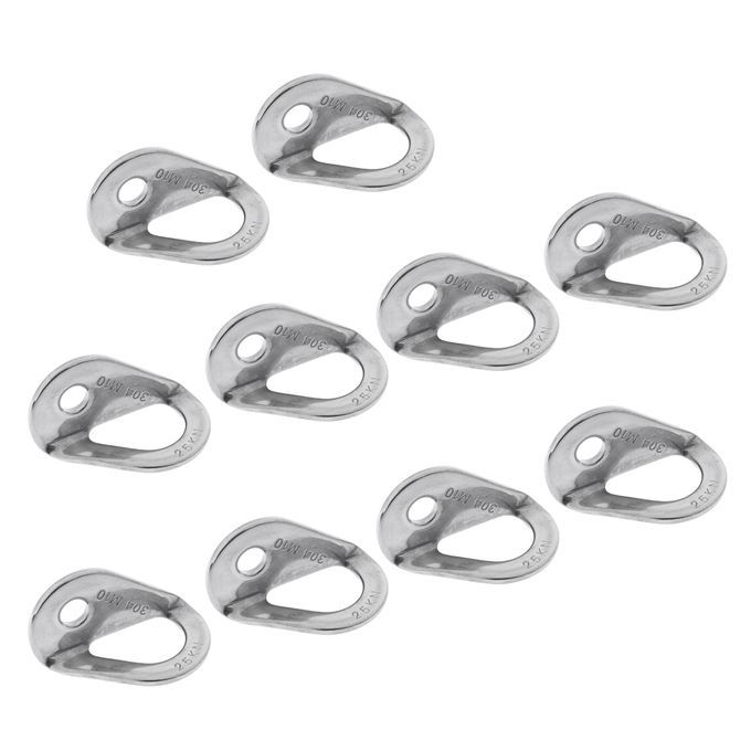 20 Pack 10mm Rock Climbing 25KN  Plate  Outdoor Sports