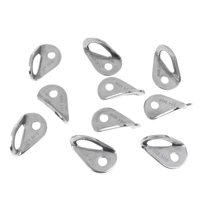 20 Pack 10mm Rock Climbing 25KN  Plate  Outdoor Sports