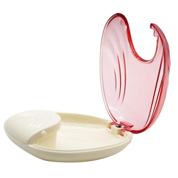 PP Orthodontic Retainer/Trainer Box Case Dental Brace Storage Pink