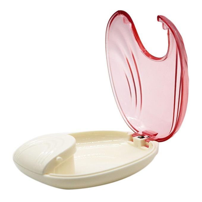 PP Orthodontic Retainer/Trainer Box Case Dental Brace Storage Pink