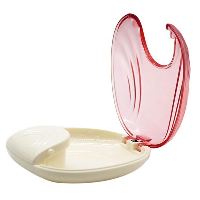 PP Orthodontic Retainer/Trainer Box Case Dental Brace Storage Pink