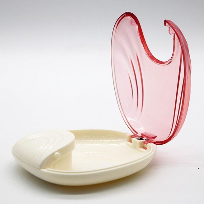 PP Orthodontic Retainer/Trainer Box Case Dental Brace Storage Pink