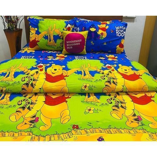 Children Character Duvet With Bedsheet And  Pillowcases -