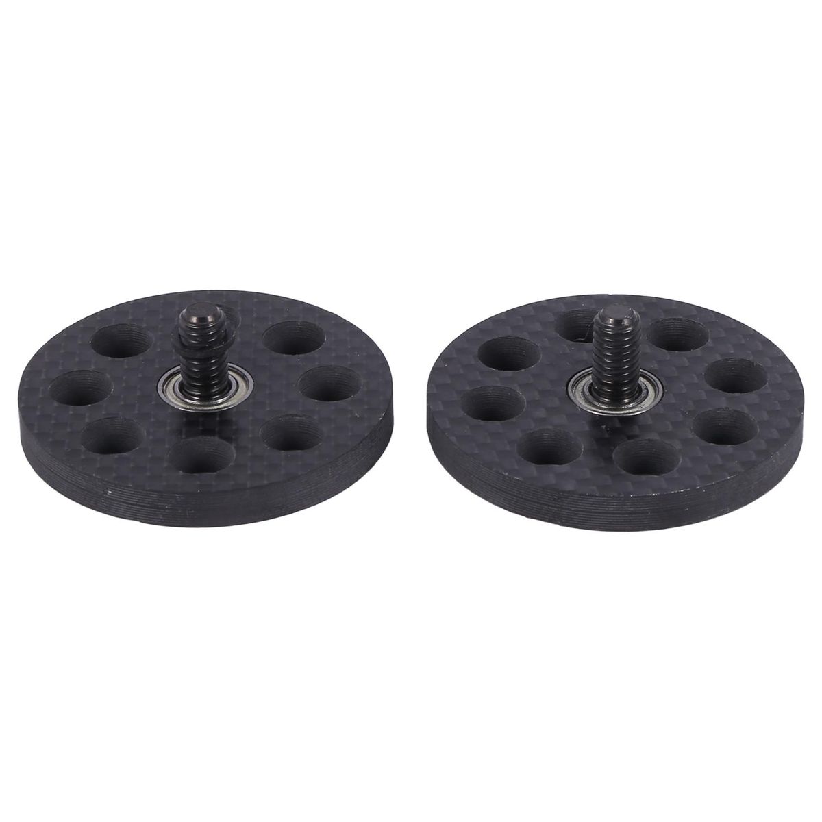 Lightweight Carbon Fiber Bicycle Bike Pulley with Bearing Ti Bolt Axle for Brompton Bike Cycling Hollow Accessories