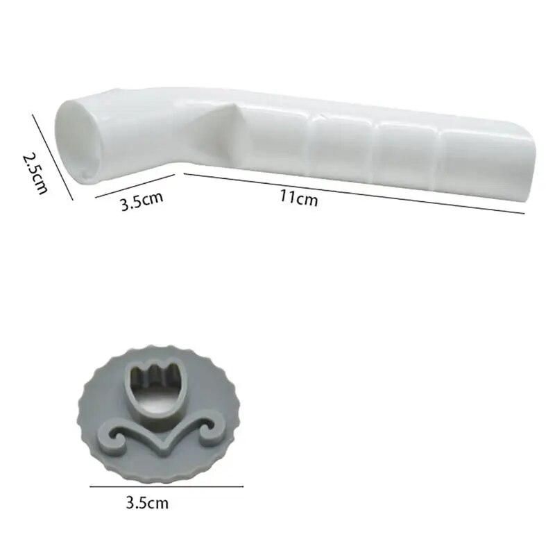 8pcs Cake Mold Fondant Molds Cake Decorating Tools Sugar Craft Chocolate Mold Baking Tool DIY Candy Mold with Handle