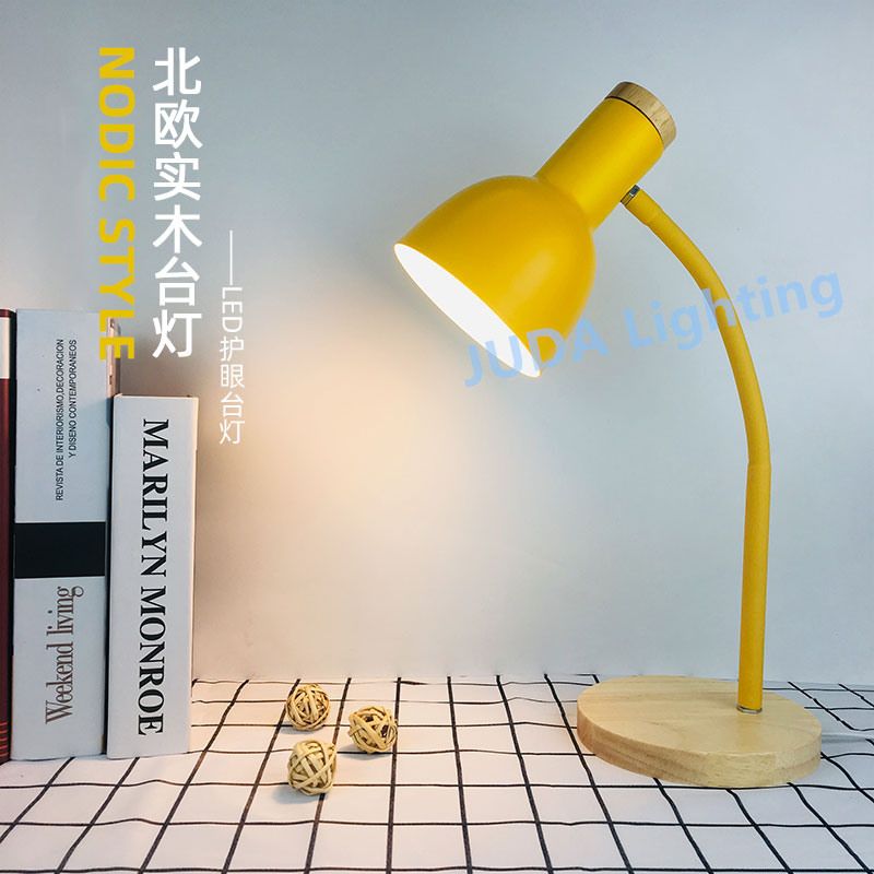 Desk Lamp Reading Table Lamp Nordic Wood Reading Book Lamp