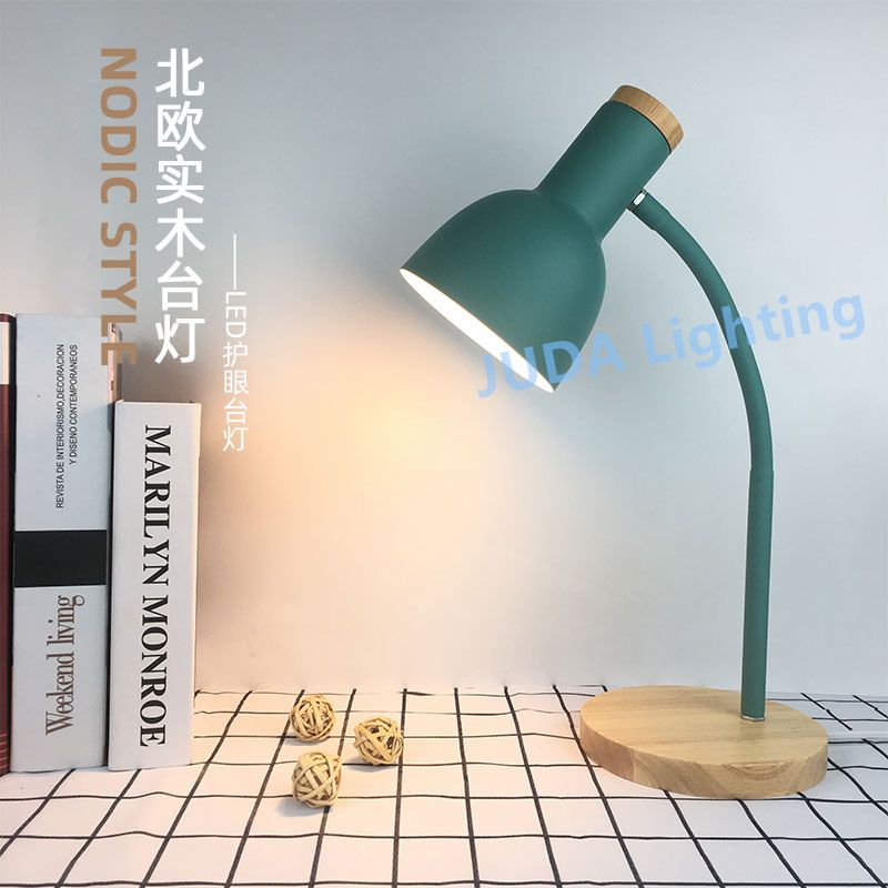 Desk Lamp Reading Table Lamp Nordic Wood Reading Book Lamp