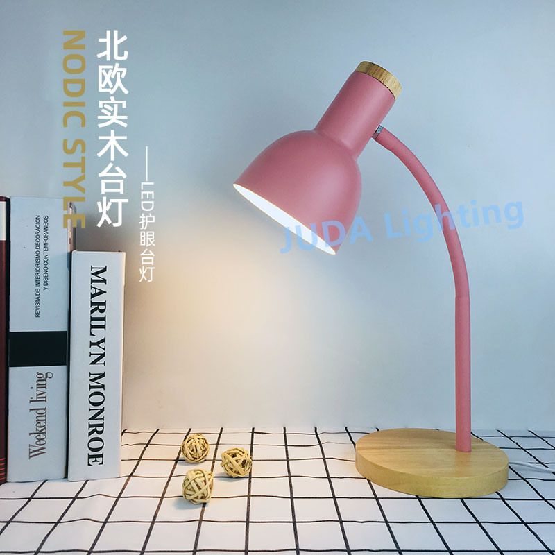 Desk Lamp Reading Table Lamp Nordic Wood Reading Book Lamp