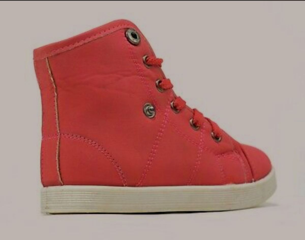 Baby Girls High Top Ankle Lace Up Boot