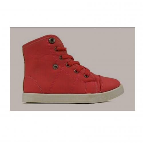 Baby Girls High Top Ankle Lace Up Boot