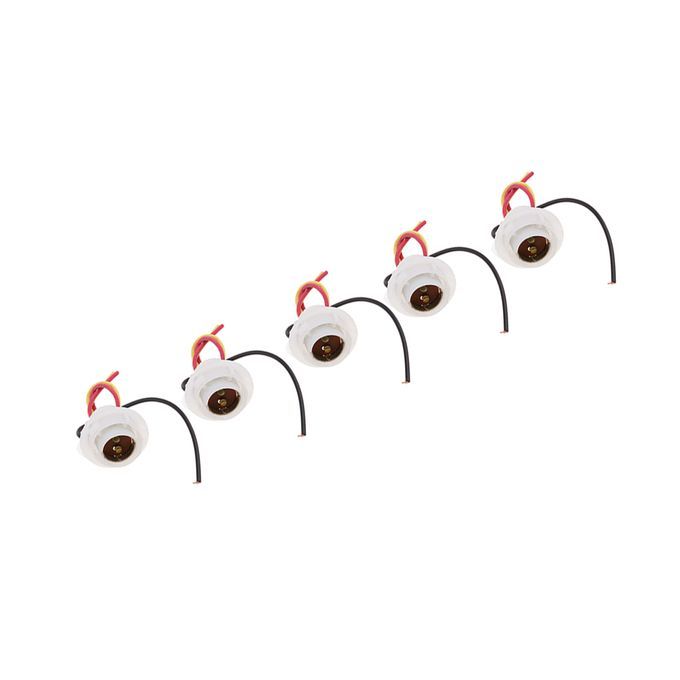 5 Pieces BA15S Signal Brake Stop Light Wire Harness Female Socket