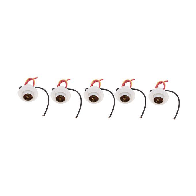 5 Pieces BA15S Signal Brake Stop Light Wire Harness Female Socket