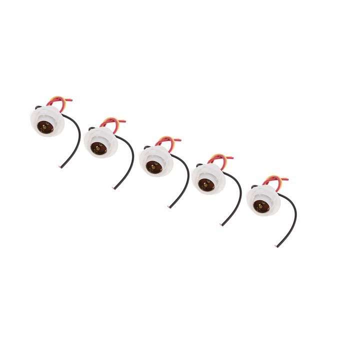 5 Pieces BA15S Signal Brake Stop Light Wire Harness Female Socket