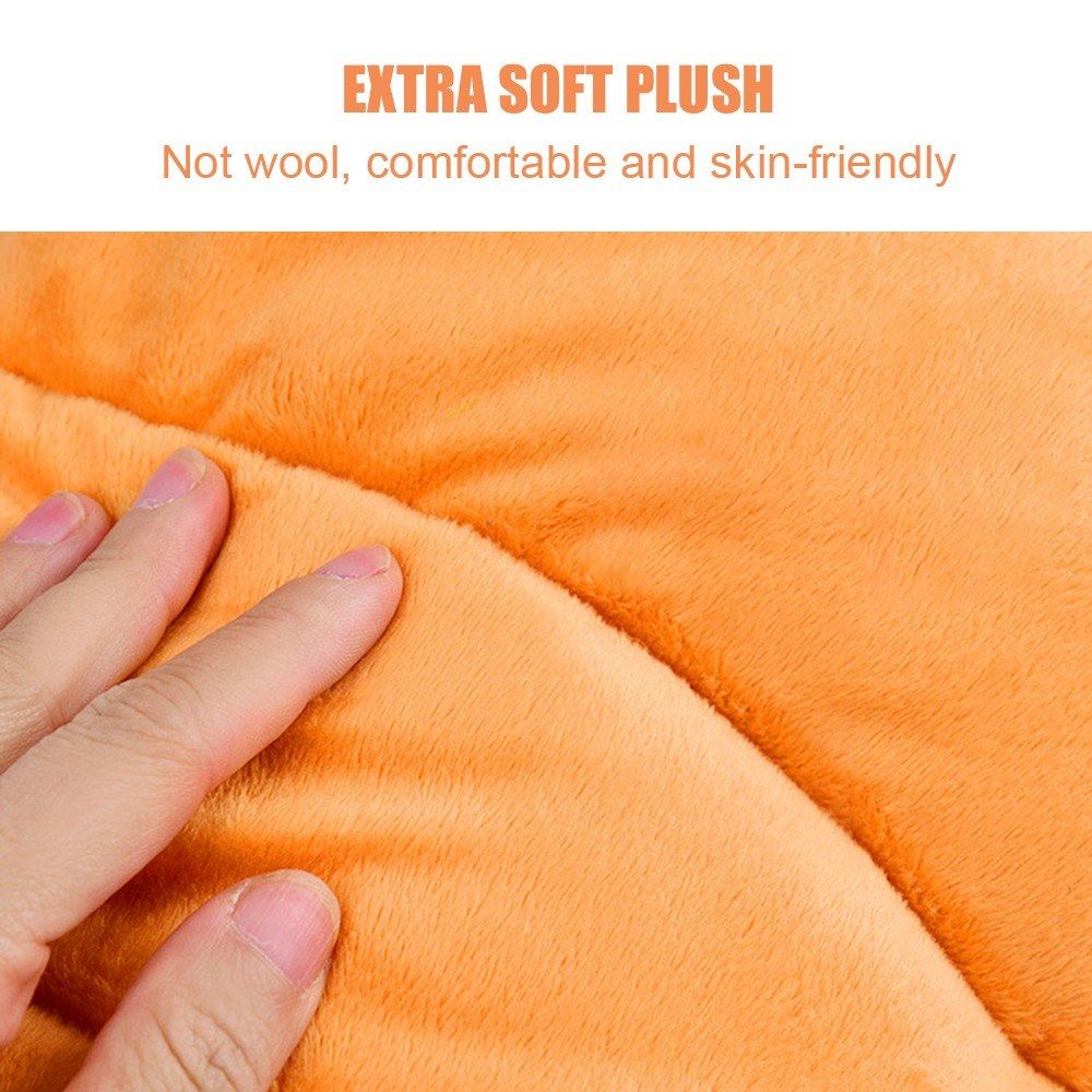 Electric Heated Foot Warmer Ultra-soft Plush USB Quick
