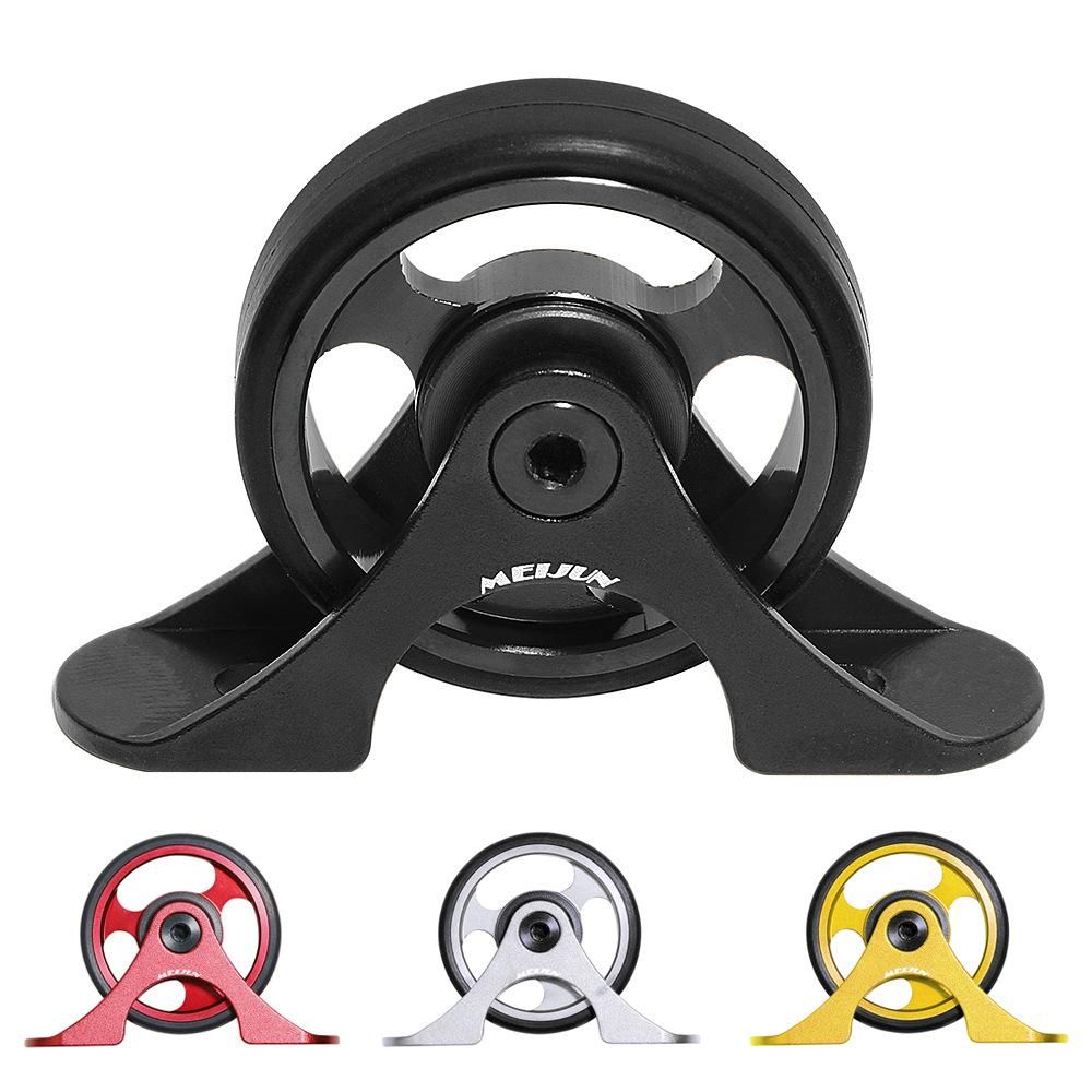 Folding Bike Mudguard Easy Wheel Bike Mud Gear Easy-going Wheel Aluminum Alloy Rear Fenders Wheel For Folding Bike