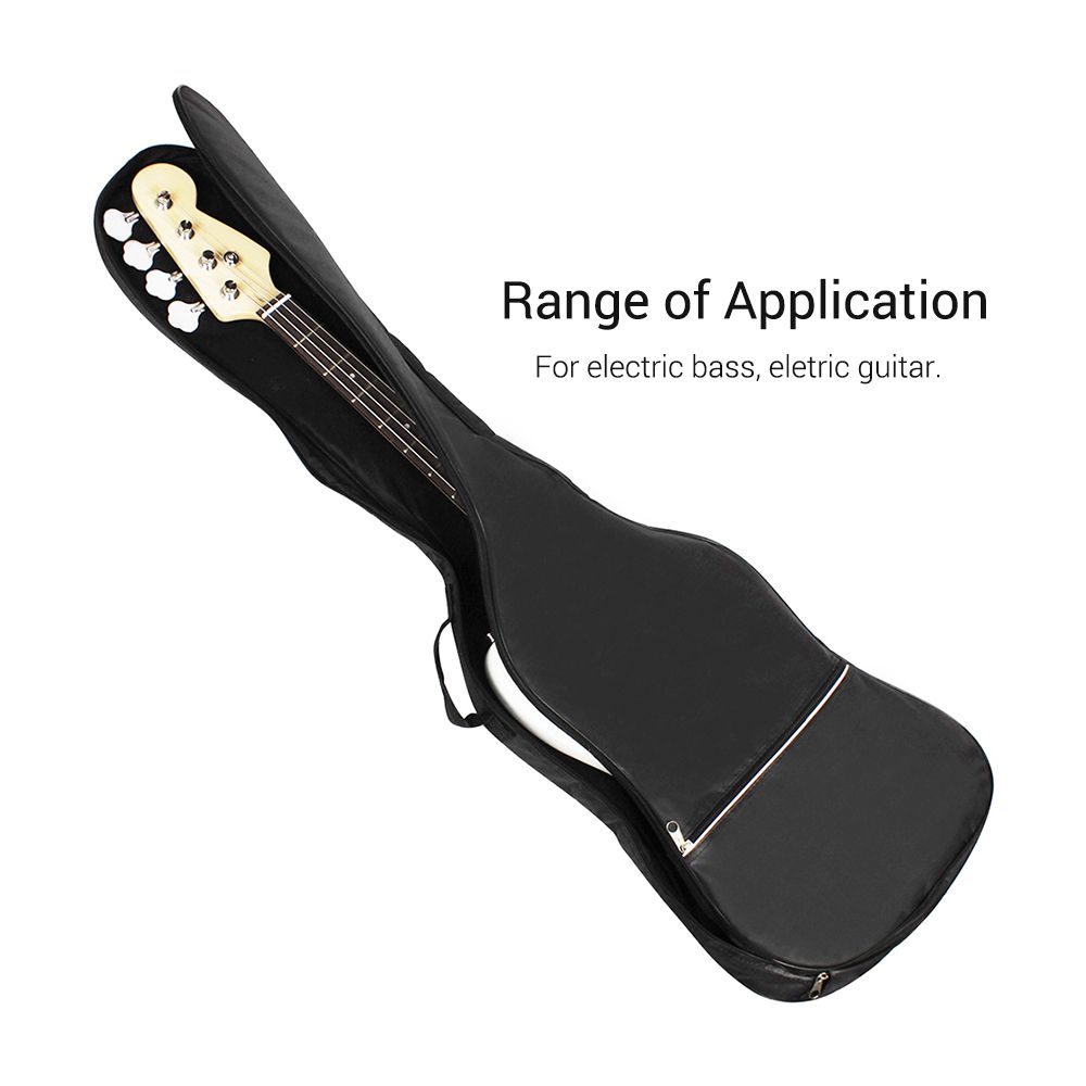 Electric Bass Guitar Bag Backpack 20mm Padded For Electric