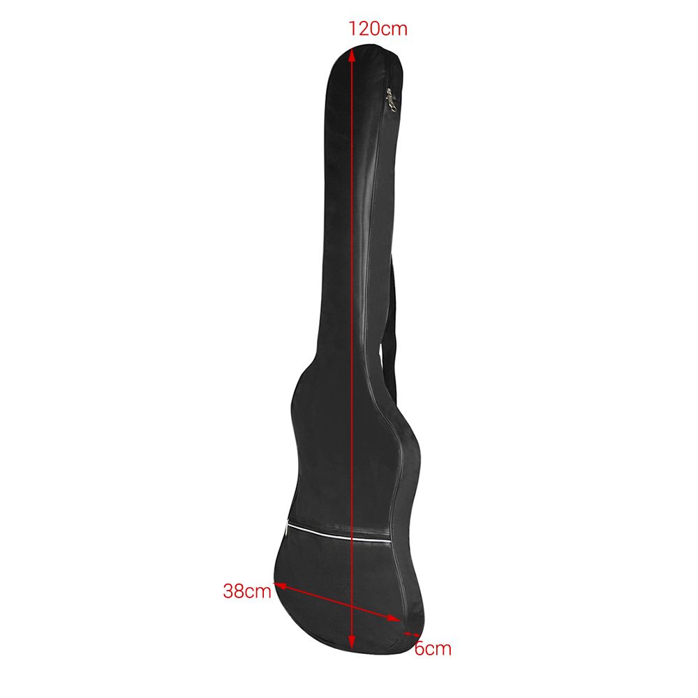 Electric Bass Guitar Bag Backpack 20mm Padded For Electric