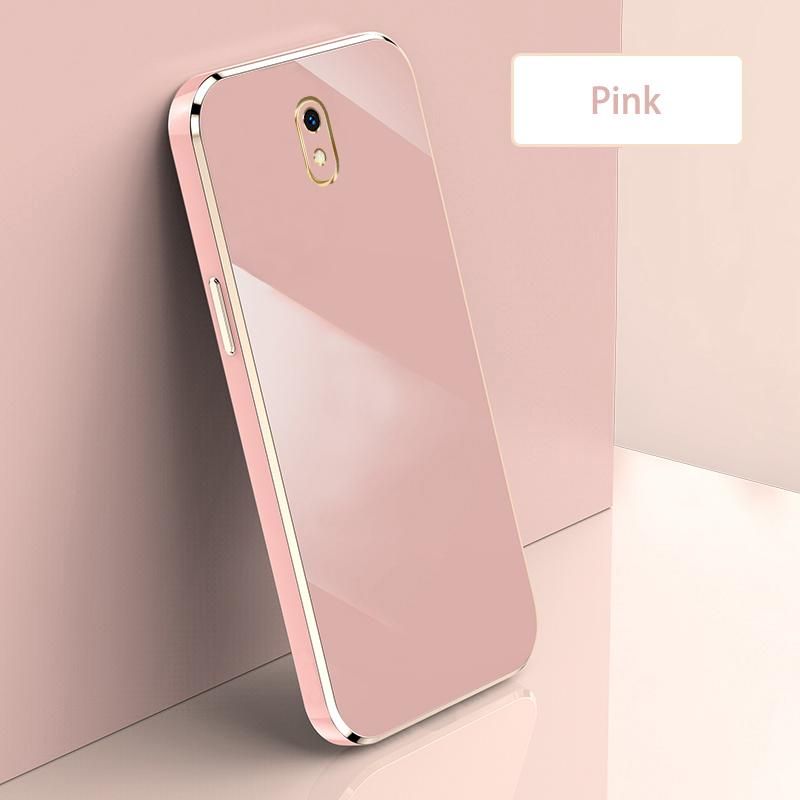 Ultra Thin Plating Phone Case for Samsung Galaxy J7 Pro J7 2017 Lens Protection soft Phone Back Cover-Pink