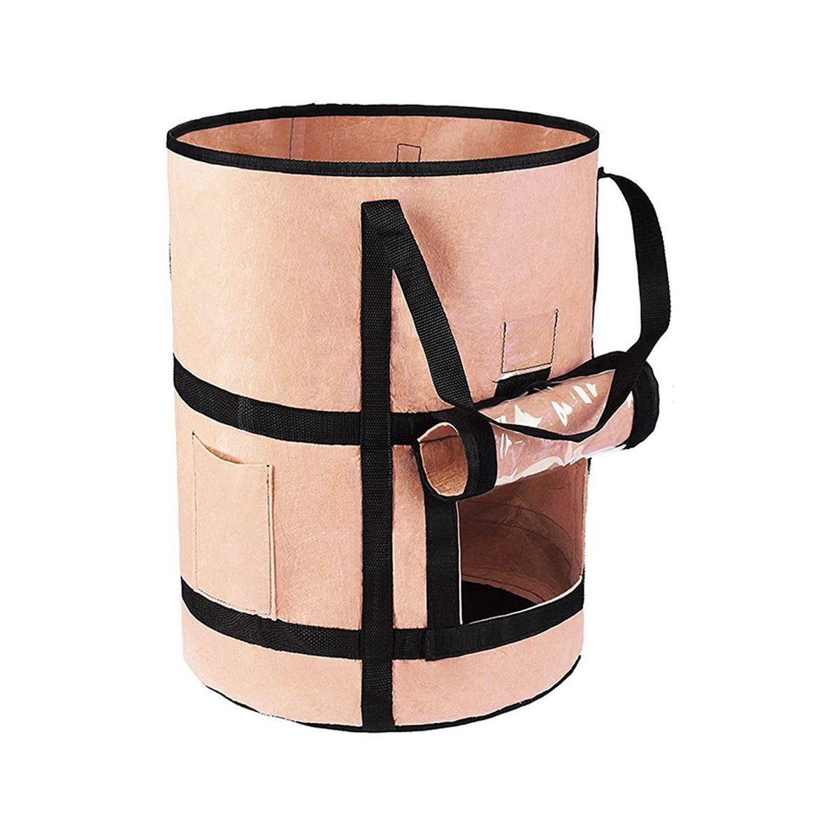 10 Gallon Grow Bags with Window to Harvest - Potato Grow Bags with Flap and HandlesTomato Vegetables Grow Bags 3Pcs