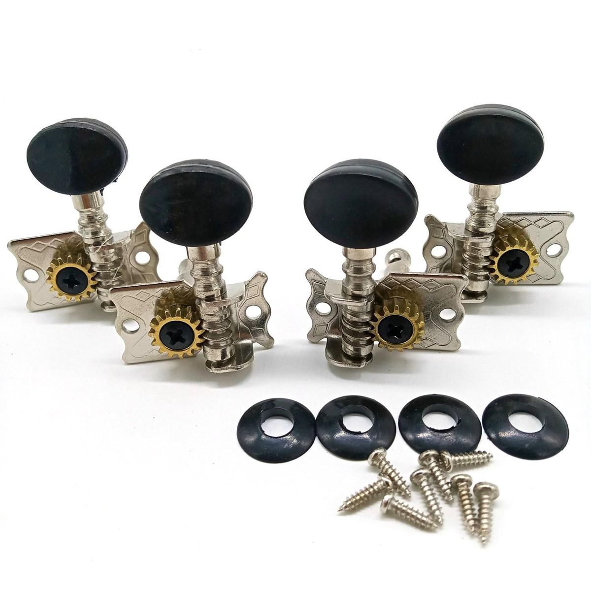 Tuning Pegs 2R 2L for 4 String Ukulele Guitar Bass Repair Ac
