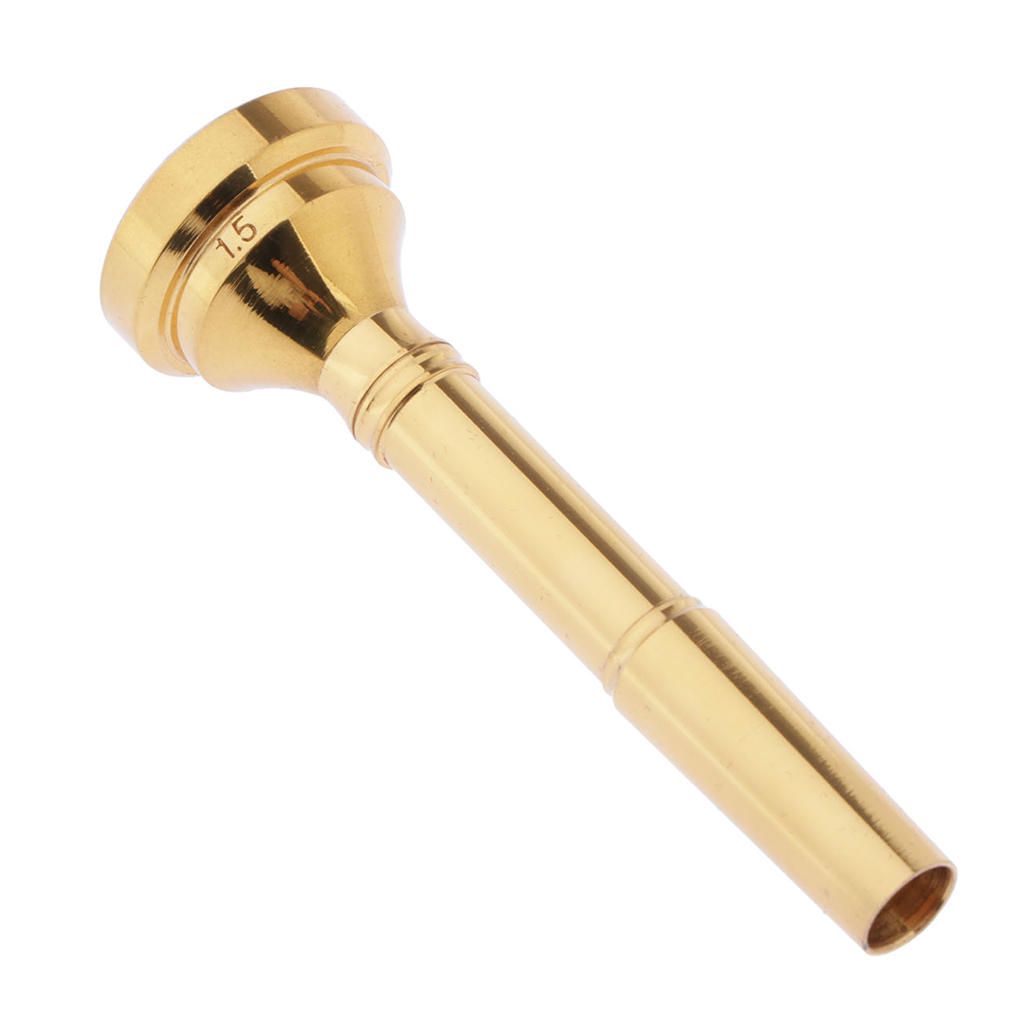 Trumpet Mouthpiece 7c 5c 3c 1.5c Brass Gold/Silver Plated Drum Golden