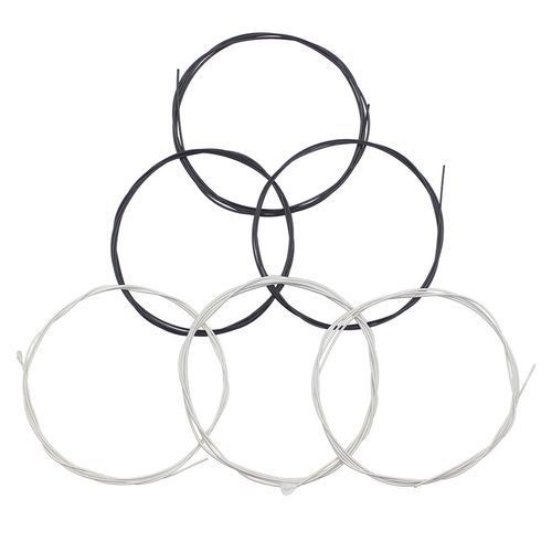 Classical Guitar Black Nylon Fiber Strings Replacement