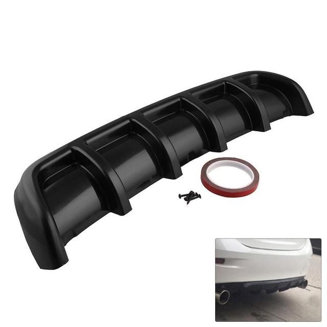 Universal Car Kit Rear Bumper Cover Trim Shark Fin Spoiler