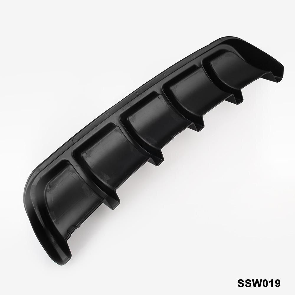 Universal Car Kit Rear Bumper Cover Trim Shark Fin Spoiler