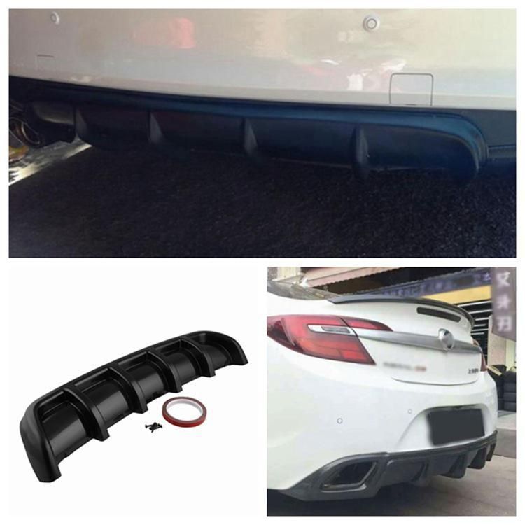 Universal Car Kit Rear Bumper Cover Trim Shark Fin Spoiler